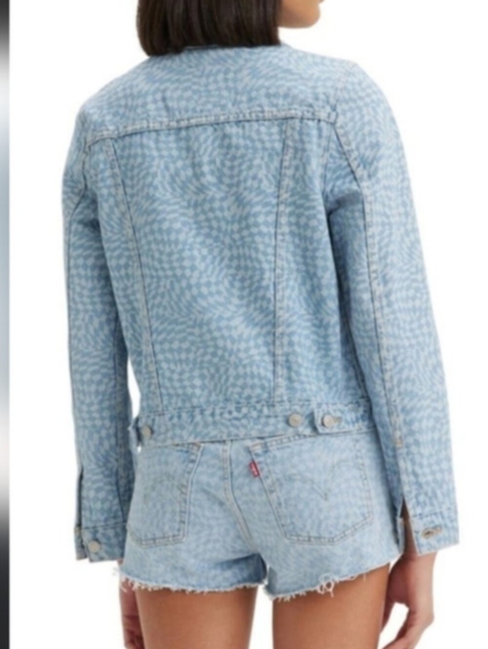 LEVI'S | $90 Harper Geo Trucker Denim Jacket - Picture 4 of 10